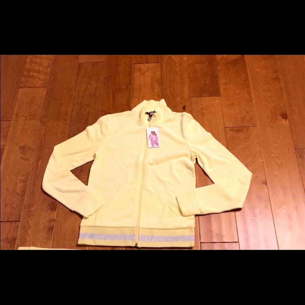 Juicy Couture Terry yellow jacket S